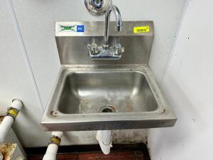 DESCRIPTION: WALL MOUNTED STAINLESS HAND SINK LOCATION: RESTAURANT QTY: 1