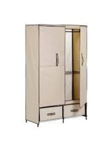 DESCRIPTION (1) DOUBLE DOOR STORAGE CLOSET BRAND/MODEL HONEY CAN DO #WRD-01274 ADDITIONAL INFORMATION RETAILS FOR $133.99 SIZE 70 1516 H X 45X18 THIS