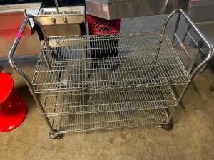 36" X 18" THREE TIER WIRE RACK.