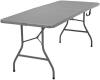 DESCRIPTION: 6' PLASTIC FOLDING COLLAPSIBLE TABLE (USED) INFORMATION: CONTENTS NOT INCLUDED, SECOND DAY PICKUP ONLY LOCATION: MAIN HALL QTY: 1