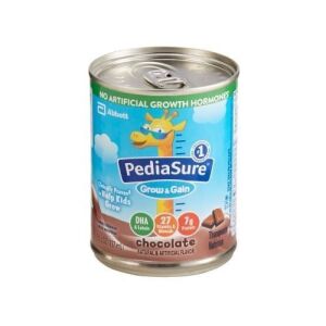 DESCRIPTION: (3) SETS OF (2) KIDS DRINK BRAND/MODEL: PEDIASURE INFORMATION: CHOCOLATE SHAKE SIZE: 8 OZ QTY: 3