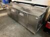 DESCRIPTION: TRUE 93" PIZZA PREP TOP COOLER. BRAND / MODEL: TRUE TPP-93 ADDITIONAL INFORMATION SN# 1-3456344, 115 VOLT, 1 PHASE. POWERED ON WORKING. M - 2