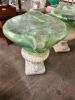 DESCRIPTION: 25" ROUND X 36" TALL STONE PLANTER SIZE 25" R X 36" T LOCATION: BAY 6 QTY: 1 - 5