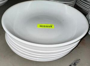 DESCRIPTION: (6) 12" CHINA PASTA BOWLS SIZE 12" LOCATION: BAY 7 THIS LOT IS: SOLD BY THE PIECE QTY: 6