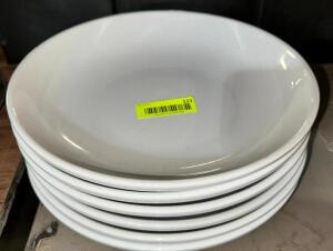 DESCRIPTION: (6) 12" CHINA PASTA BOWLS SIZE 12" LOCATION: BAY 7 THIS LOT IS: SOLD BY THE PIECE QTY: 6