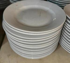 DESCRIPTION: (24) 7" CHINA BREAD PLATES SIZE 7" LOCATION: BAY 7 THIS LOT IS: SOLD BY THE PIECE QTY: 24