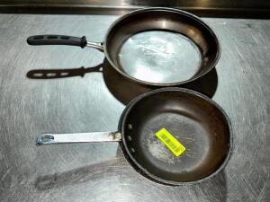 DESCRIPTION: (3) ASSORTED SKILLETS LOCATION: BAY 7 THIS LOT IS: SOLD BY THE PIECE QTY: 3