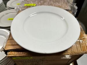 DESCRIPTION: (12) 10" CHINA PLATES SIZE 10" LOCATION: BAY 7 THIS LOT IS: SOLD BY THE PIECE QTY: 12