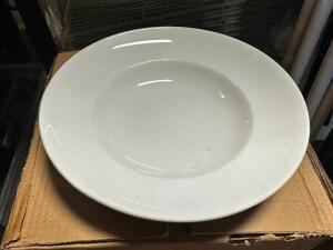 DESCRIPTION: (12) 10" CHINA PASTA BOWLS SIZE 10" LOCATION: BAY 7 THIS LOT IS: SOLD BY THE PIECE QTY: 12