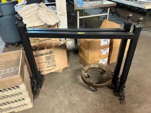 DESCRIPTION: (2) 48" FLOOR MOUNTED HAND RAILS LOCATION: BAY 7 THIS LOT IS: SOLD BY THE PIECE QTY: 2