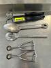 DESCRIPTION: (6) ASSORTED UTENSILS. LOCATION: BAY 6 THIS LOT IS: SOLD BY THE PIECE QTY: 6