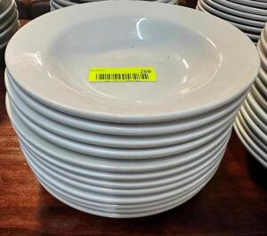 DESCRIPTION: (10) 10" CHINA PASTA BOWLS SIZE 10" LOCATION: BAY 6 THIS LOT IS: SOLD BY THE PIECE QTY: 10