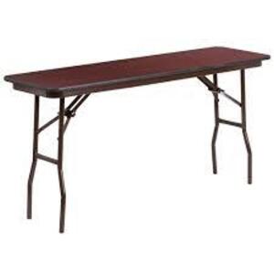 (1) TRAINING TABLE, LAMINATE FOLDING TABLE