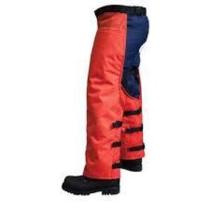 (2) PAIRS OF WRAP CHAPS, CHAINSAW PROTECTIVE PANTS