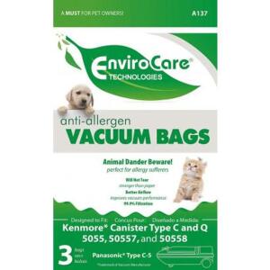 (7) PACKS OF (3) ANTI-ALLERGEN VACUUM BAGS