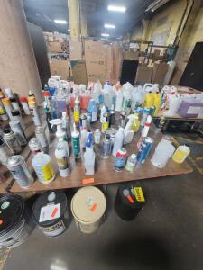 DESCRIPTION (1) MISC TABLE OF CHEMICALS THIS LOT IS ONE MONEY QTY 1