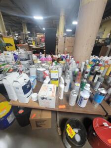 DESCRIPTION (1) MISC TABLE OF CHEMICALS THIS LOT IS ONE MONEY QTY 1