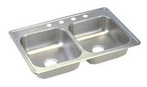 DESCRIPTION: (1) DOUBLE BOWL DROP IN SINKBRAND/MODEL: DAYTON #D233194INFORMATION: STAINLESSRETAIL$: $156.65 EAQTY: 1