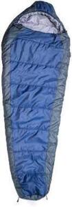 DESCRIPTION: (1) COOL WEATHER MUMMY SLEEPING BAG BRAND/MODEL: OZARK TRAIL INFORMATION: BLUE RETAIL$: $34.88 EA SIZE: 7X2 QTY: 1