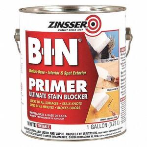 DESCRIPTION (1) INTERIOR AND SPOT EXTERIOR PRIMER SEALER BRAND/MODEL ZINSSER #4HFC3 ADDITIONAL INFORMATION RETAILS FOR $67.55 SIZE 1 GALLON THIS LOT I