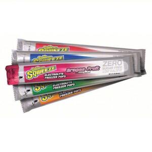 DESCRIPTION: (1) CASE OF (150) FREEZER POPS BRAND/MODEL: SQWINCHER #55NV81 RETAIL$: $78.63 EA SIZE: 3 OZ QTY: 1