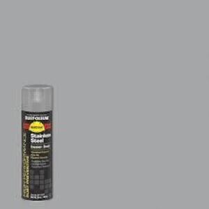 DESCRIPTION: (4) RUST PREVENTATIVE SPRAY PAINT BRAND/MODEL: RUST-OLEUM #2FP63 INFORMATION: STAINLESS RETAIL$: $14.76 EA QTY: 4