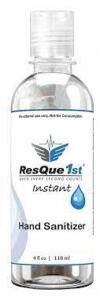 DESCRIPTION: (1) BOXES OF (24) HAND SANITIZER BRAND/MODEL: RESQUE1ST #60EG20 RETAIL$: $34.88 EA SIZE: 4 OZ QTY: 1