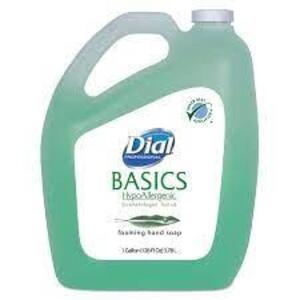 DESCRIPTION: (1) FOAMING HAND WASH BRAND/MODEL: DIAL BASICS RETAIL$: $28.99 EA SIZE: 1 GALLON QTY: 1