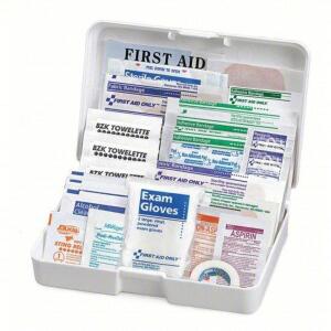 DESCRIPTION: (5) AUTO FIRST AID KIT BRAND/MODEL: FIRST AID ONLY #3PWN1 RETAIL$: $9.82 SIZE: 40 PIECES PER KIT QTY: 5