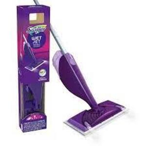 DESCRIPTION: (1) MOPPING KIT BRAND/MODEL: SWIFFER WET JET RETAIL$: $24.99 EA QTY: 1