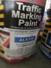 DESCRIPTION: (1) TRAFFIC ZONE MARKING PAINT BRAND/MODEL: RAE #3EHH4 INFORMATION: RED RETAIL$: $100.00 EA SIZE: 1 GALLON QTY: 1 - 3