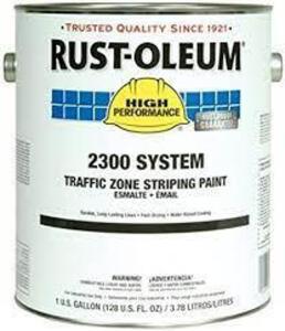 DESCRIPTION: (2) TRAFFICZONE STRIPING PAINT BRAND/MODEL: RUST-OLEUM INFORMATION: YELLOW RETAIL$: $132.87 EA SIZE: 1 GALLON QTY: 2