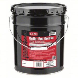 DESCRIPTION: (1) DRILLER RED GREASE BRAND/MODEL: CRC #39EM10 RETAIL$: $281.33 EA SIZE: 5 GALLON QTY: 1