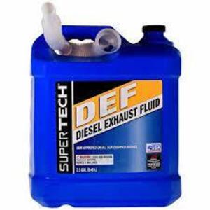 DESCRIPTION: (2) DIESEL EXHAUST FLUID BRAND/MODEL: SUPER TECH RETAIL$: $18.63 EA SIZE: 2.5 GAL QTY: 2