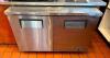 DESCRIPTION: TRUE 48" TWO DOOR UNDER COUNTER COOLER BRAND / MODEL: TRUE TUC-48 ADDITIONAL INFORMATION SN# 1-4415871, 115 VOLT, 1 PHASE SIZE 48" LONG L