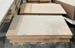 PALLET OF 24X48 PARTICLE SHELVING BOARDS