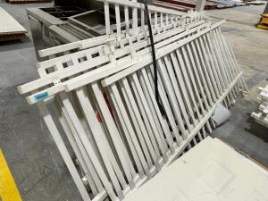 (8) 8' SECTION OF PLASTIC DECORATIVE FENCING