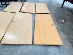 (4) INTERIOR WOODEN DOORS ( BIRCH )