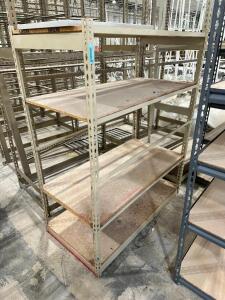 48" X 24" FOUR TIER METAL SHELVING UNIT