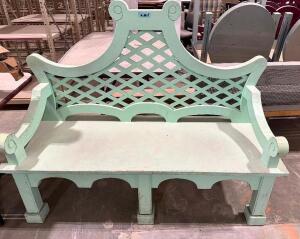 60" DECORATIVE BENCH SEAT.