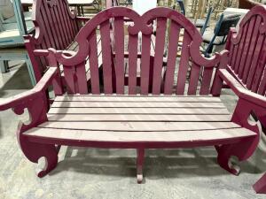 (2) 60" WOODEN BENCH SEATS