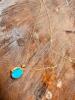 DESCRIPTION: DRUZY BLUE STONE NECKLACE QTY: 1 - 2