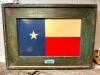 DESCRIPTION: TEXAS BARNWOOD FRAMED FLAG SIZE: 23"X17" QTY: 1