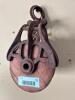 DESCRIPTION: ANTIQUE PULLEY SIZE: 11"X6" QTY: 1