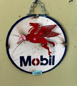 DESCRIPTION: METAL MOBIL SIGN SIZE: 15" QTY: 1