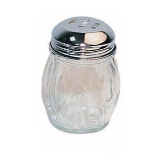 (1) BOX OF GLASS CHEESE SHAKERS