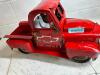DESCRIPTION: HAND CRAFTED METL CHEVY TRUCK TOY SIZE: 20"X10"X12" QTY: 1 - 3