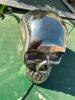 DESCRIPTION: CHROME SKULL SIZE: 5"X3"X3-1/2" QTY: 1 - 2