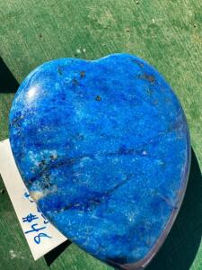 DESCRIPTION: LAPIS STONE HEART SIZE: 3"X3" QTY: 1