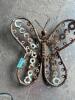 DESCRIPTION: METAL GARDEN BUTTERFLY DECOR QTY: 1 - 2